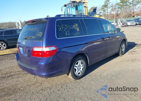 2006 Honda Odyssey Ex-L z USA, uszkodzony, nr VIN 5FNRL38776B124679